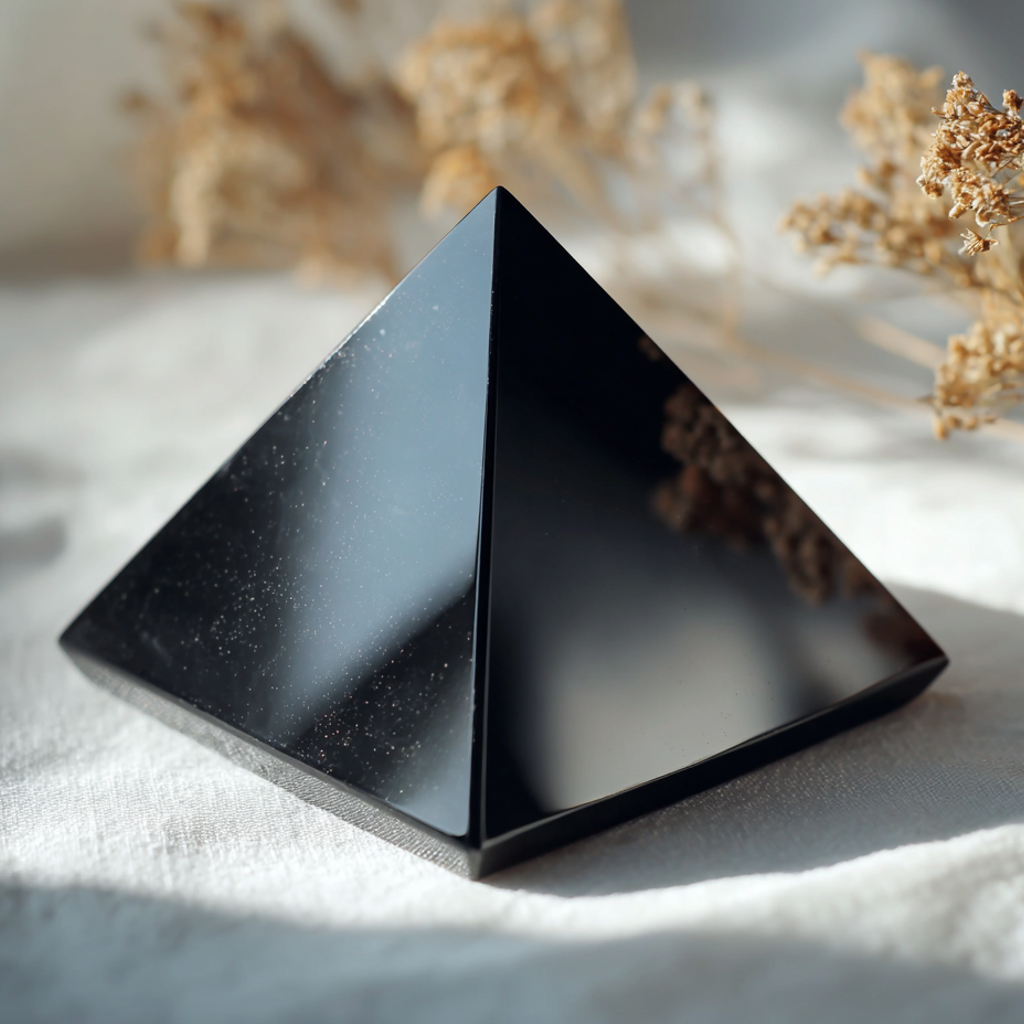 Obsidian Pyramid| Protection · Grounding · Inner Strength