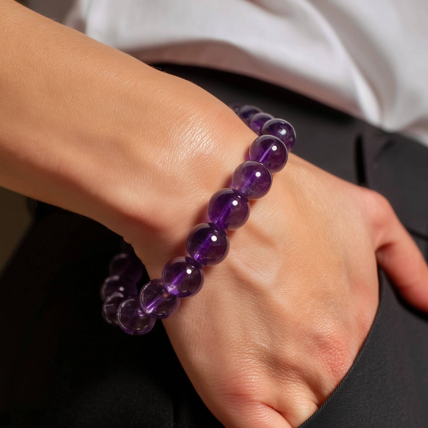 Uruguayan Amethyst Bracelet A Celebration of Nature’s Deep Elegance
