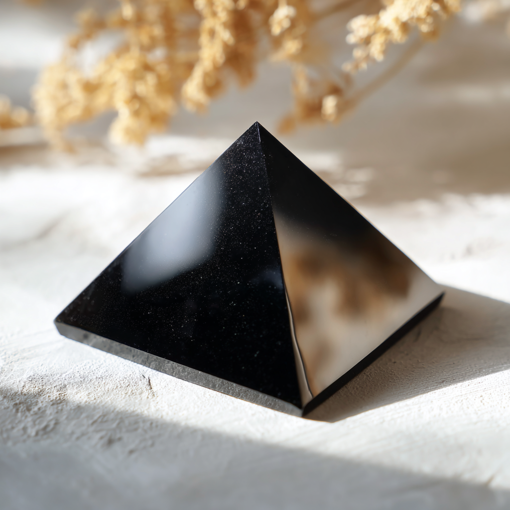 Obsidian Pyramid| Protection · Grounding · Inner Strength