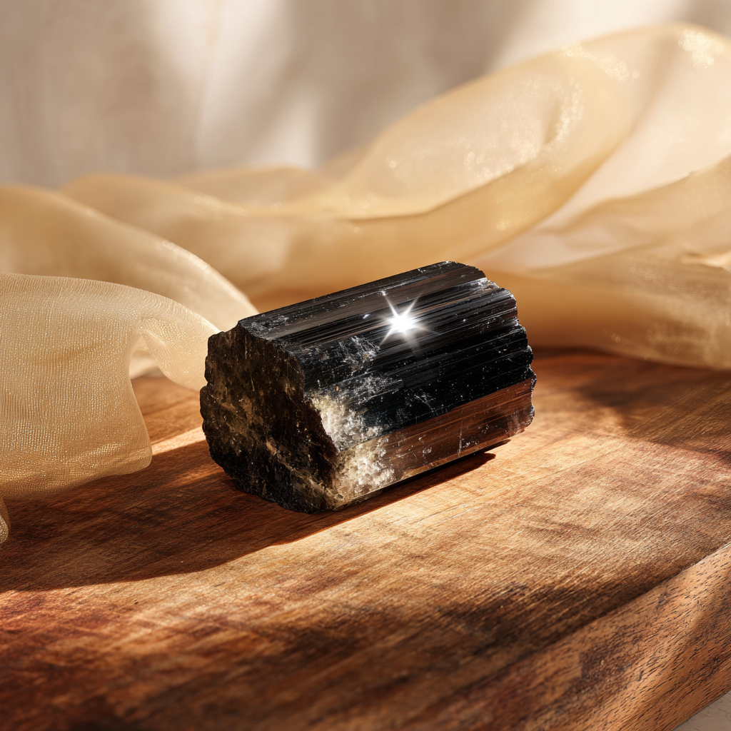 Black Tourmaline Crystal|Removing Negativity · Grounding · Energy Purification