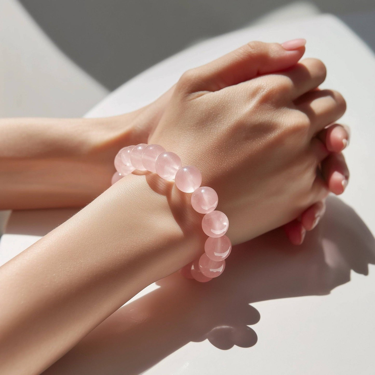 ROSE Quartz Bracelet Embrace Love & Harmony