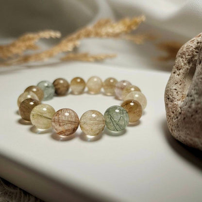 Whispers of Nature – Multi-color Rabbit Hair Quartz