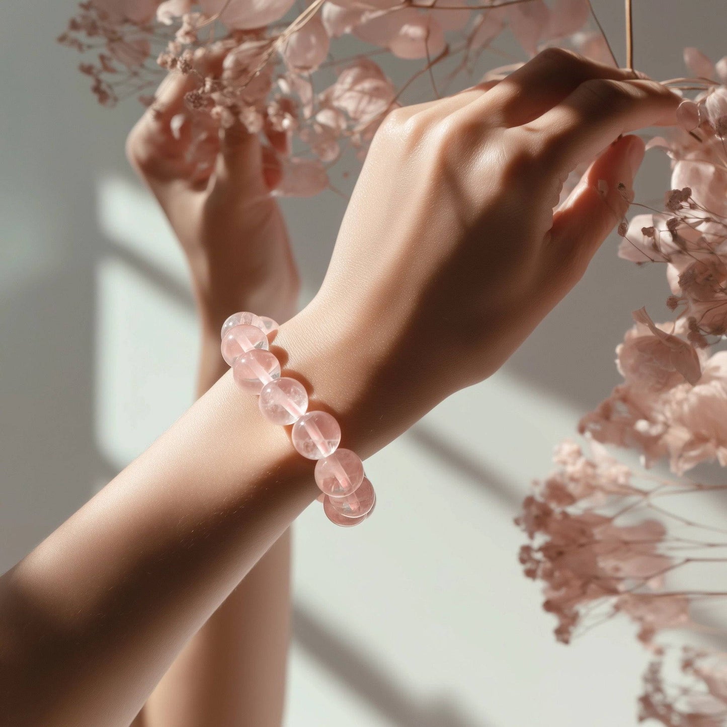 ROSE Quartz Bracelet Embrace Love & Harmony